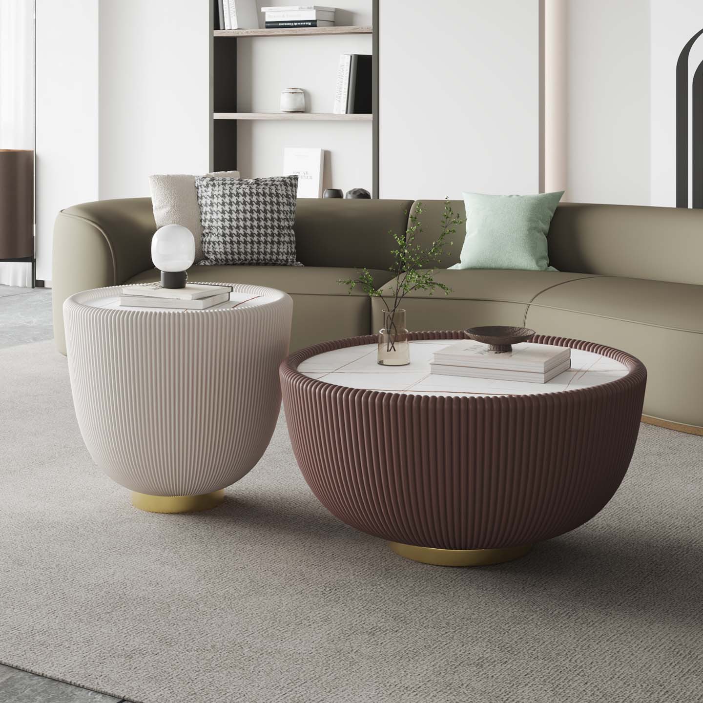 北欧岩板茶几 159元